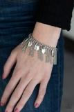 Load image into Gallery viewer, Paparazzi Bracelets Brag Swag Silver
