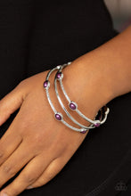 Load image into Gallery viewer, Paparazzi Bracelets Bangle Belle - Purple
