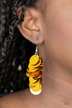 Load image into Gallery viewer, Preorder Paparazzi Earrings Now You SEQUIN It - Gold
