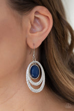 Load image into Gallery viewer, Paparazzi Earrings Seaside Spinster - Blue
