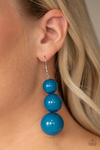 Paparazzi Earrings Material World - Blue