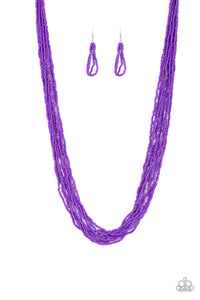 Paparazzi Necklaces Congo Colada - Purple