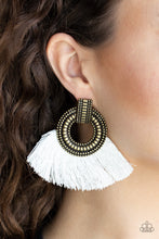 Load image into Gallery viewer, Paparazzi Earrings I Am Spartacus - Brass
