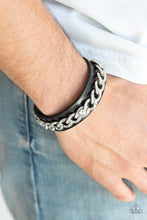 Load image into Gallery viewer, Paparazzi Bracelets Be The CHAINge - Silver Mens
