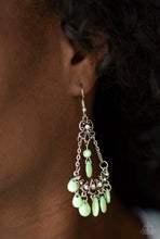 Load image into Gallery viewer, Paparazzi Earrings Malibu Sunset Green
