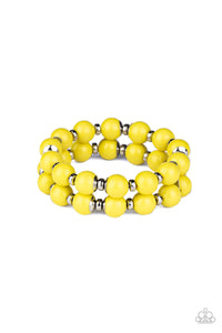 Paparazzi Bracelets Bubble Blast Off - Yellow