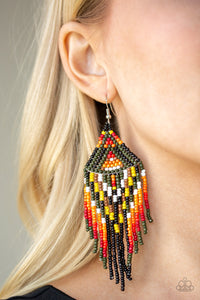 Paparazzi Earrings Boho Blast - Green