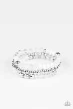 Load image into Gallery viewer, Paparazzi Bracelets Sugary Shimmer - White
