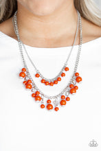 Load image into Gallery viewer, Paparazzi Necklaces Beautifully Beaded - Orange
