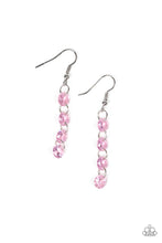 Load image into Gallery viewer, Paparazzi Earrings Trickle-Down Effect - Pink
