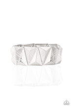 Load image into Gallery viewer, Paparazzi Bracelets Metallic Geode - Silver
