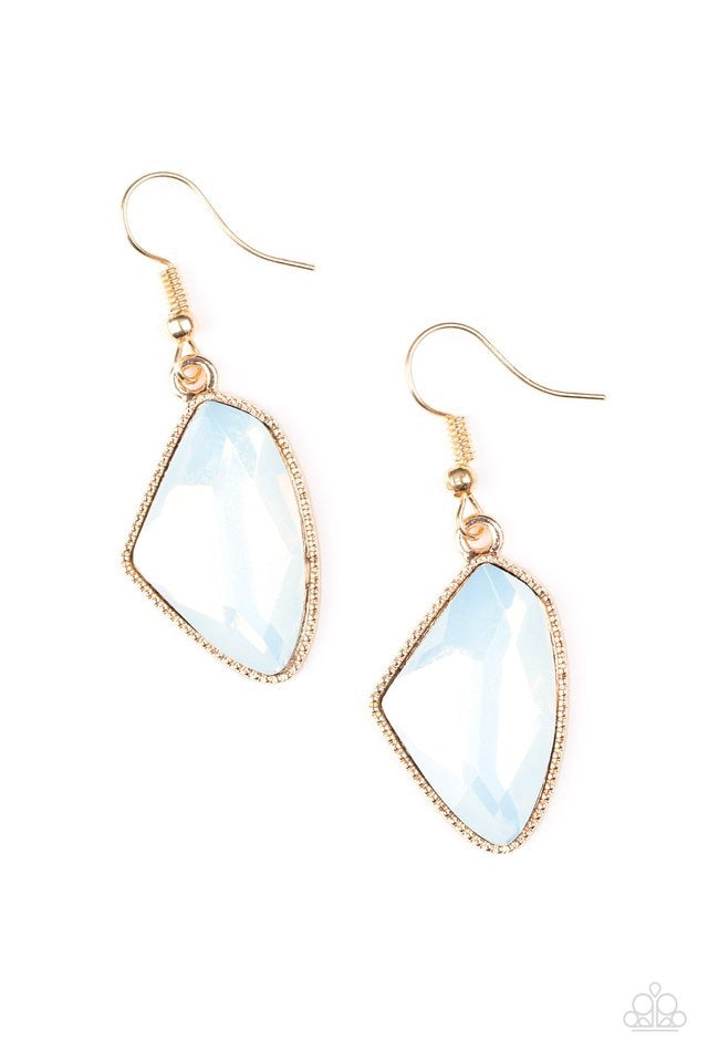 Paparazzi Earrings Mystic Mist Gold