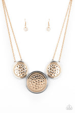 Load image into Gallery viewer, Paparazzi Necklaces Gladiator Glam - Gold
