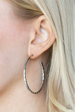 Load image into Gallery viewer, Paparazzi Earrings Totally Throwback Silver
