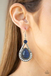 Paparazzi Earrings Pro Glow - Blue