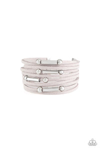 Paparazzi Bracelets Back To BACKPACKER - Silver