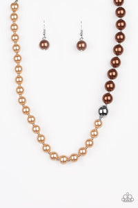 Paparazzi Necklaces 5th Avenue A-Lister - Brown
