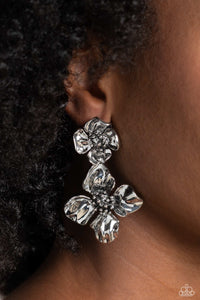 Gilded Grace - Silver Earrings