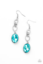 Load image into Gallery viewer, Paparazzi Earrings Extra Ice Queen - Blue
