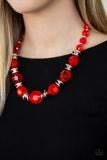 Paparazzi Necklaces Dine and Dash Red