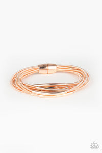 Paparazzi Bracelets City Stretch - Rose Gold