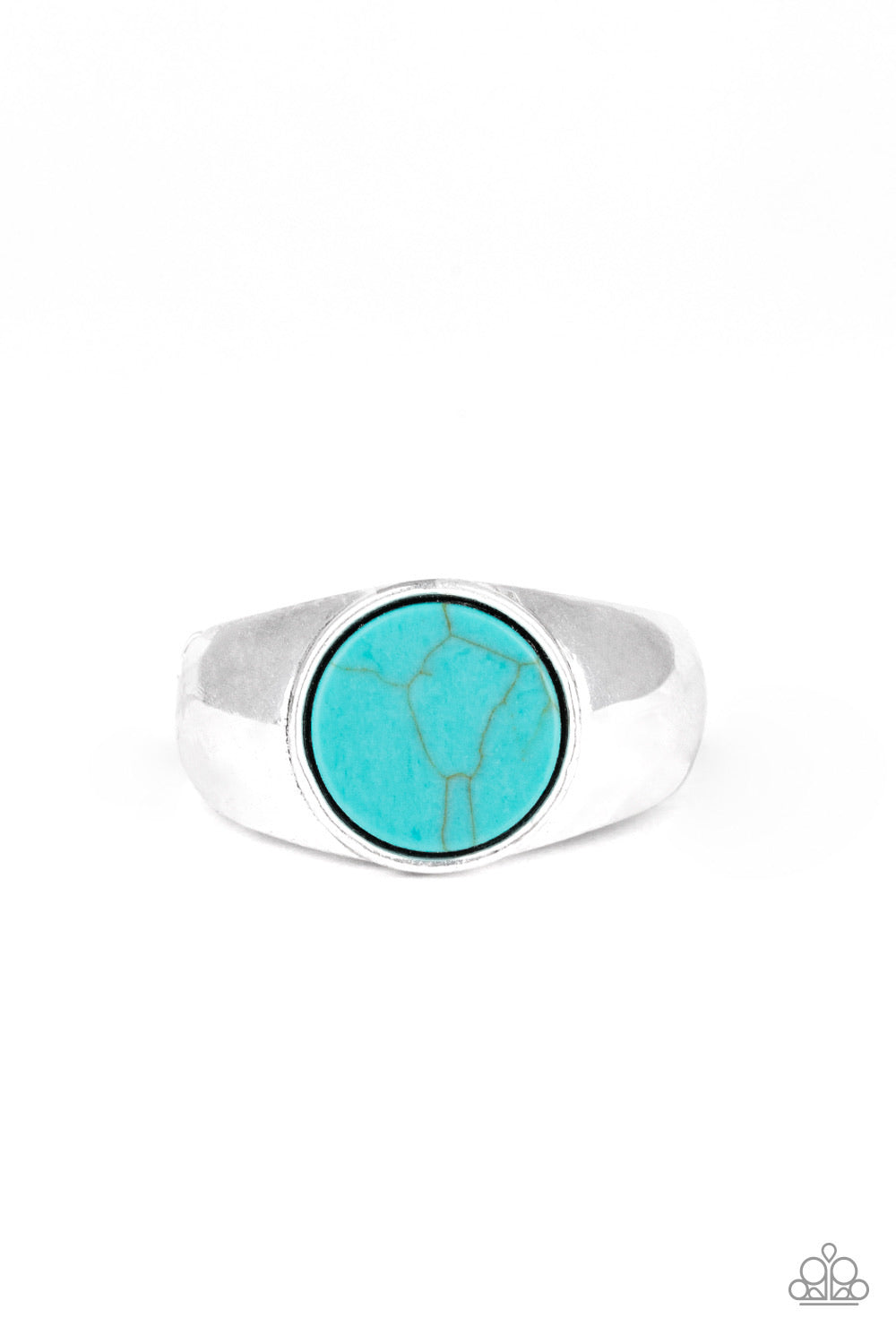 Paparazzi Rings Carbon Print - Blue