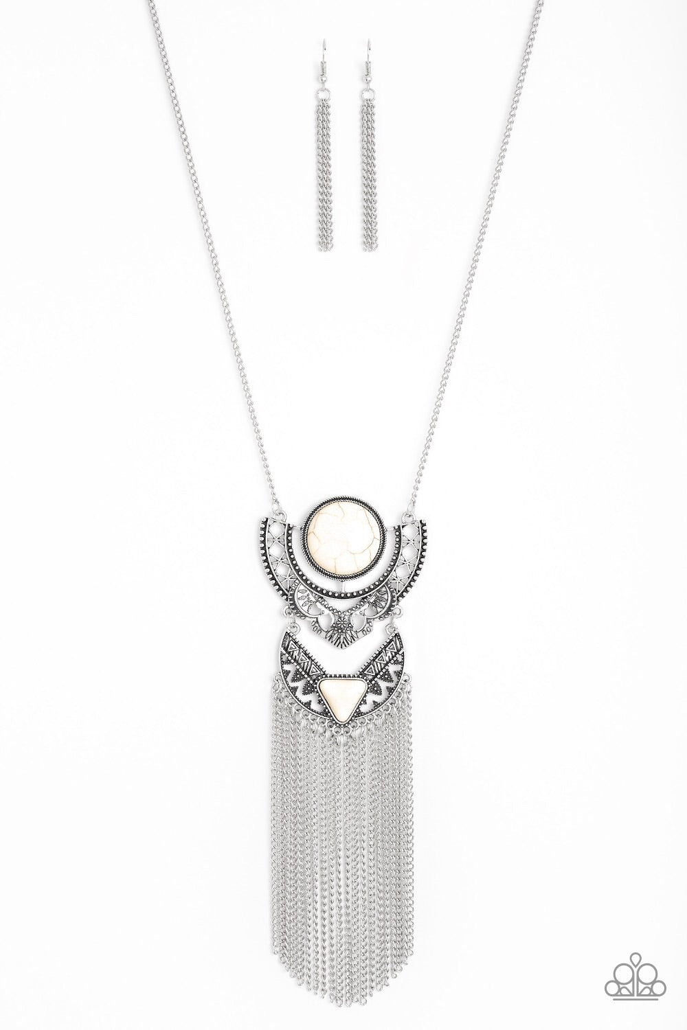 Paparazzi Necklaces Spirit Trek - White