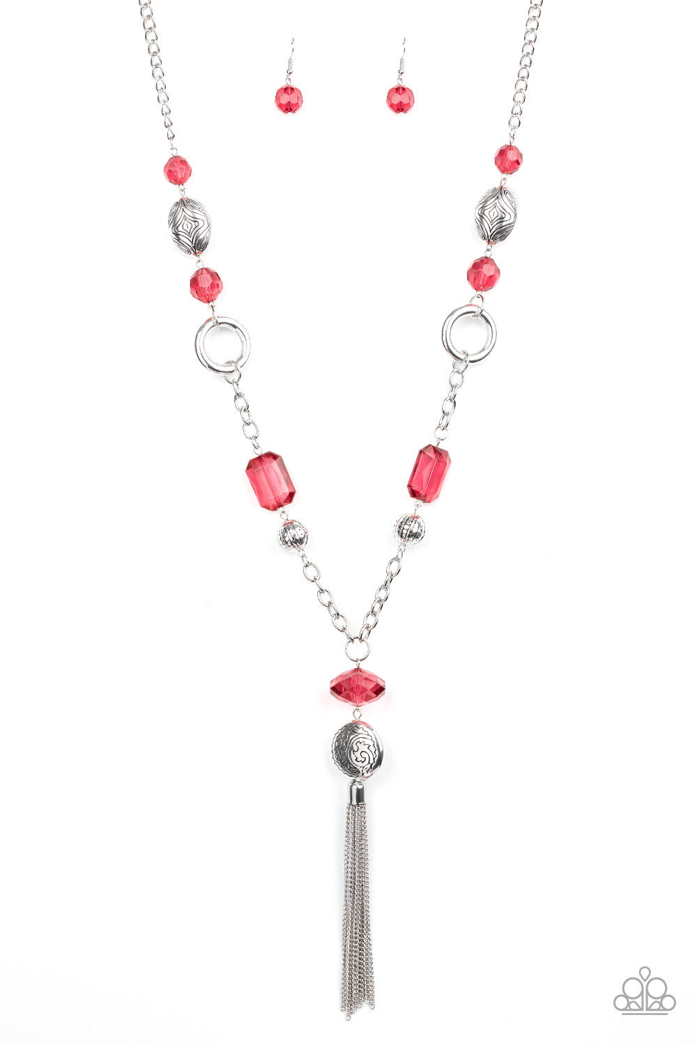 Paparazzi Necklaces Ever Enchanting - Red