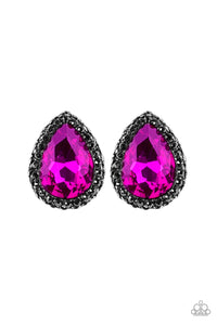 Paparazzi Earrings Dare To Shine - Pink