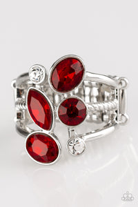 Paparazzi Rings Metro Mingle - Red