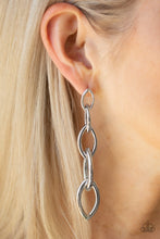 Load image into Gallery viewer, Paparazzi Earrings Street Spunk - Silver
