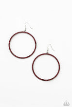 Load image into Gallery viewer, Paparazzi Earrings Just Add Sparkle Red

