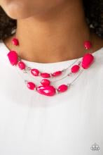 Paparazzi Necklaces Radiant Reflections pink