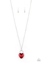 Load image into Gallery viewer, Paparazzi Necklaces Locked in Love - Red
