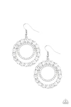 Load image into Gallery viewer, Paparazzi Earrings Spotlight Shout Out - White
