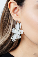 Load image into Gallery viewer, Glimmering Gardens - White Earrings
