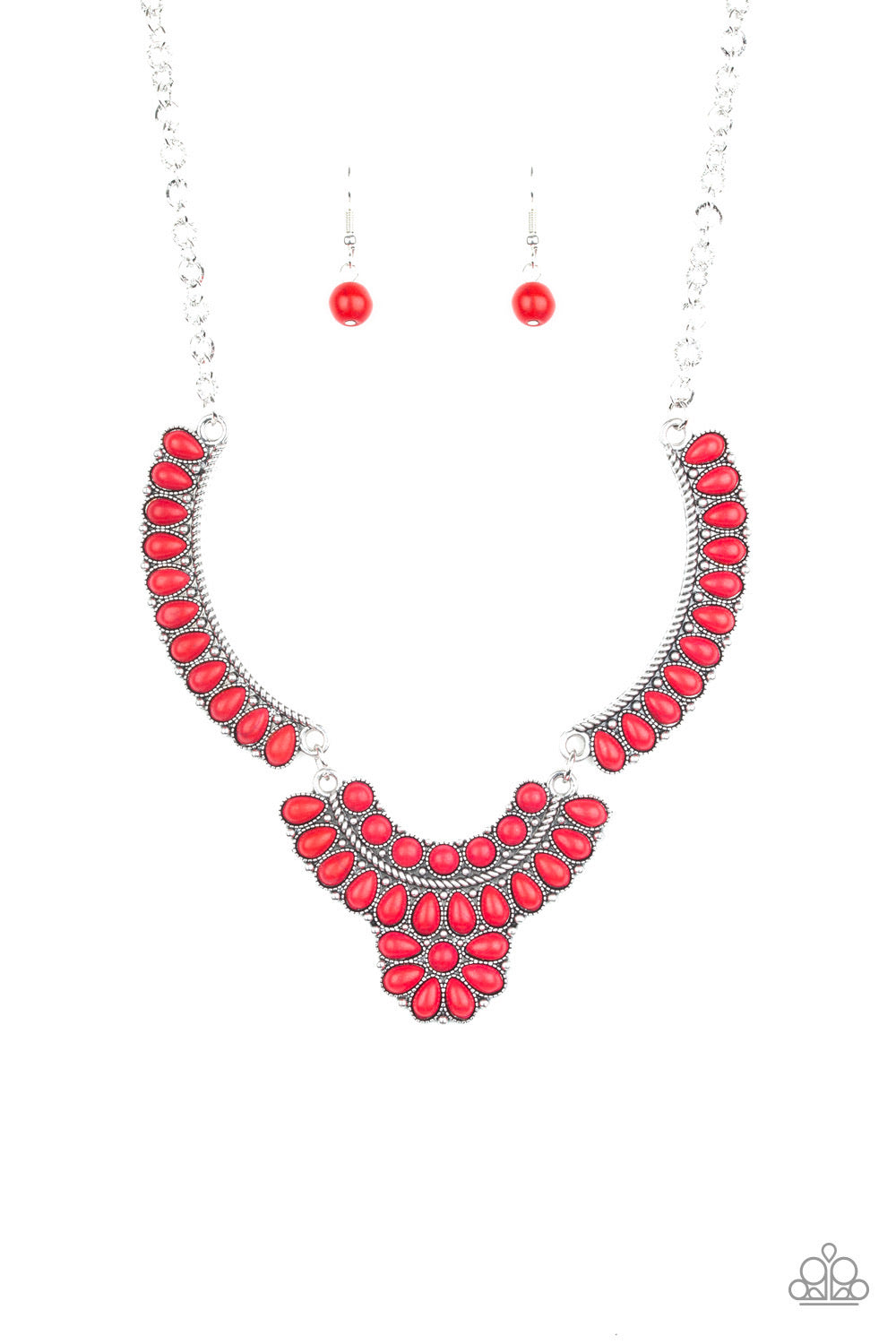 Paparazzi Necklaces Omega Oasis - Red