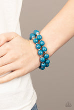 Load image into Gallery viewer, Paparazzi Bracelets Bubble Blast Off - Blue
