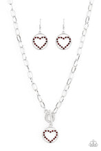 Load image into Gallery viewer, Paparazzi Necklaces With My Whole Heart - Red
