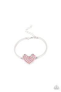 Paparazzi Bracelets Heart-Stopping Shimmer - Pink