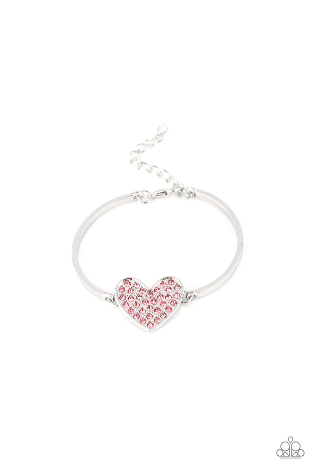 Paparazzi Bracelets Heart-Stopping Shimmer - Pink