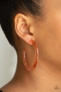 Paparazzi Earrings HAUTE Tamale - Copper
