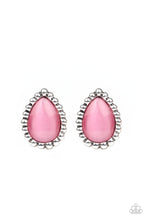 Load image into Gallery viewer, Paparazzi Earrings I Wanna GLOW - Pink
