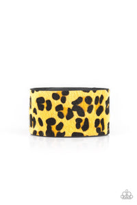 Paparazzi Bracelets Cheetah Cabana - Yellow