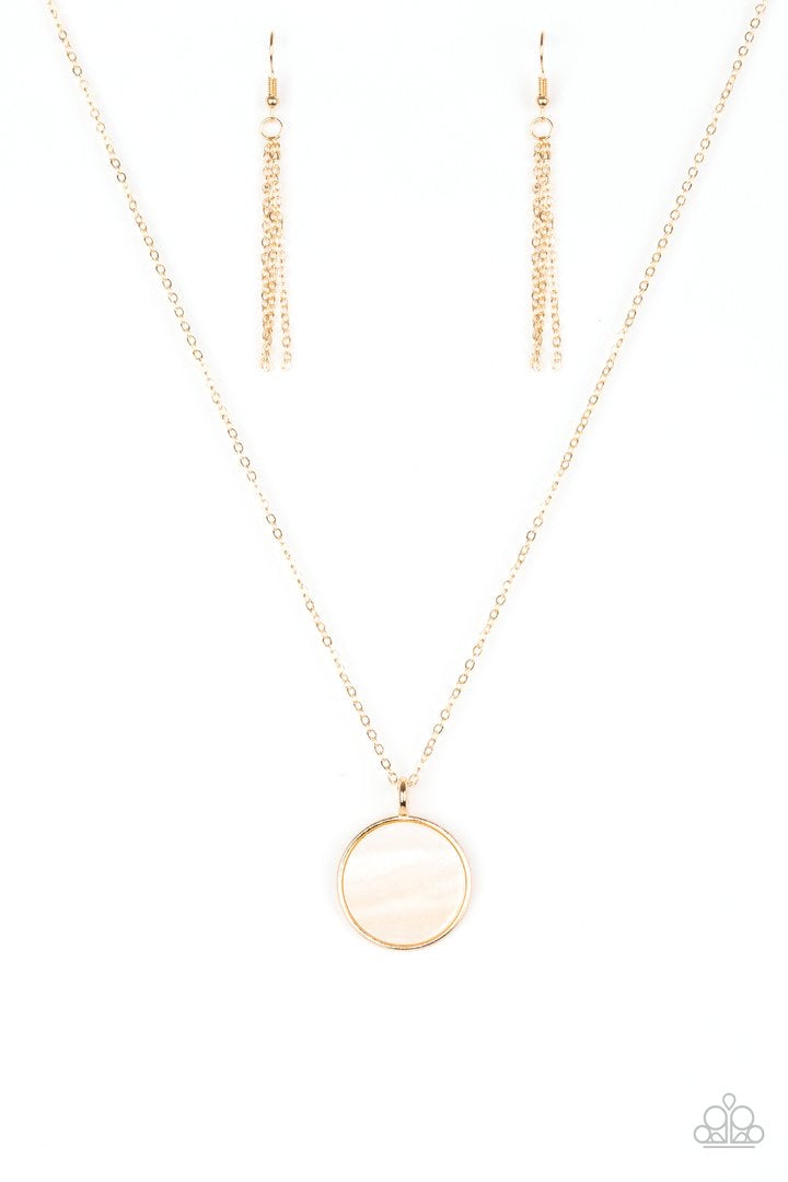 paparazzi necklace Shimmering Seashores- Gold