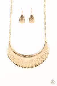 Paparazzi Necklaces Large As Life - Gold