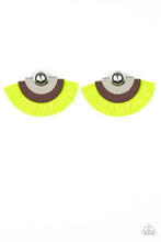 Load image into Gallery viewer, Paparazzi Earrings Fan The FLAMBOYANCE - Yellow
