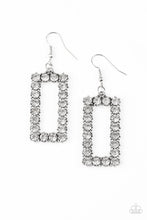 Load image into Gallery viewer, Paparazzi Earrings Mirror Mirror White
