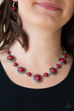 Load image into Gallery viewer, Paparazzi Necklaces Voyager Vibes - Red
