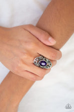 Load image into Gallery viewer, Paparazzi Rings Red Carpet Rebel - Purple
